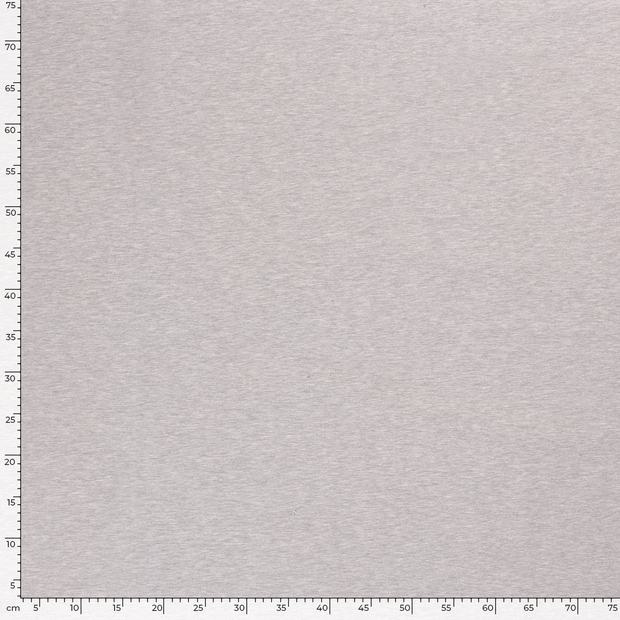 French Terry fabric Melange Light Grey