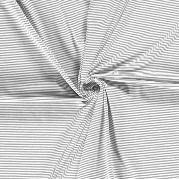 Cotton Jersey Yarn Dyed fabric Light Grey 