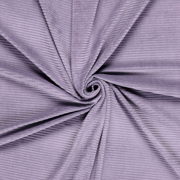 Nicky Velours Rib tissu Lilas 