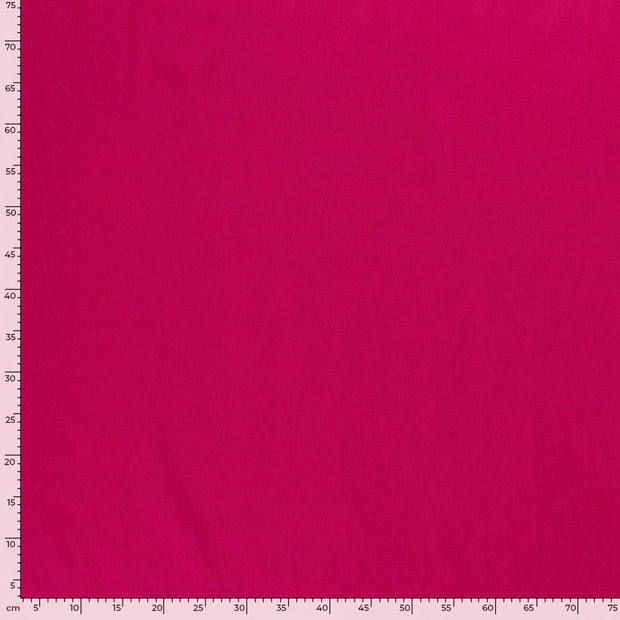 Cretonne tissu Unicolore Fuchsia