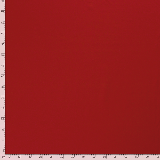 Cotton Jersey fabric Unicolour Red