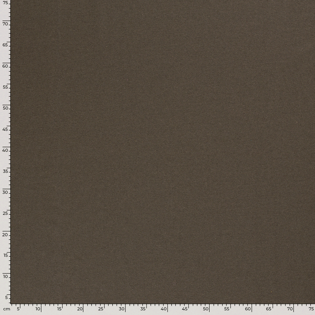 French Terry fabric Unicolour Olive Green