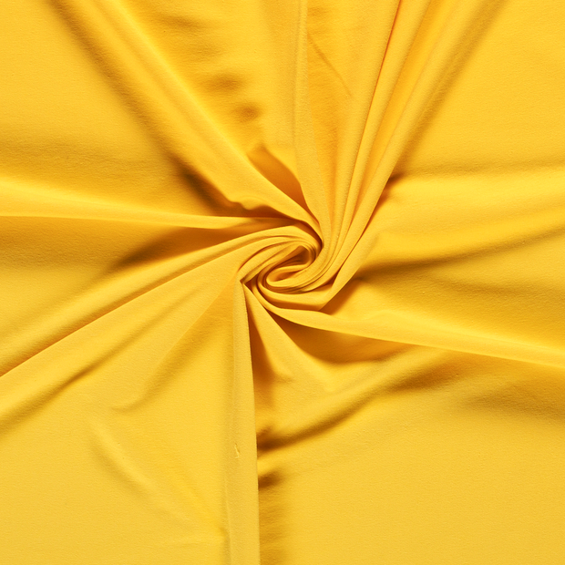 French Terry fabric Unicolour Yellow
