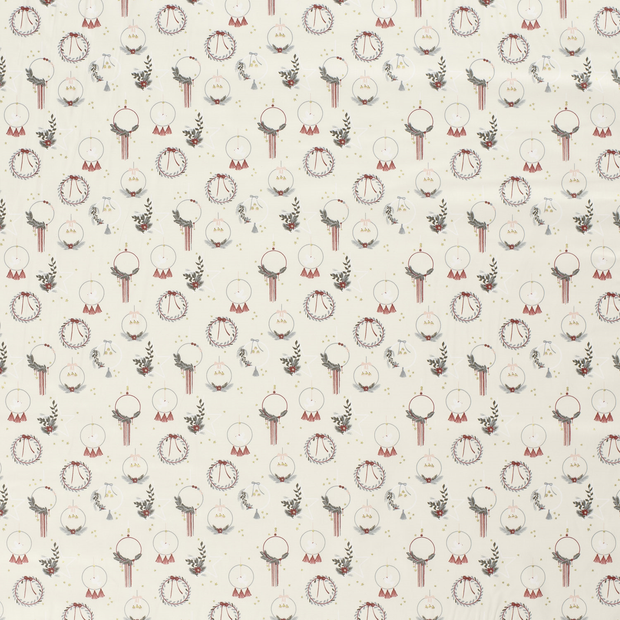 Cotton Poplin fabric Off White 