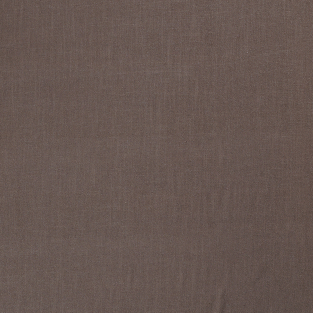 Woven Viscose Linen fabric Brown Taupe matte 