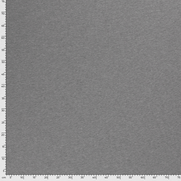 Jersey de Coton tissu Melange Gris clair