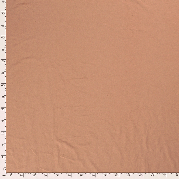 Cotton Jersey fabric Unicolour Coral