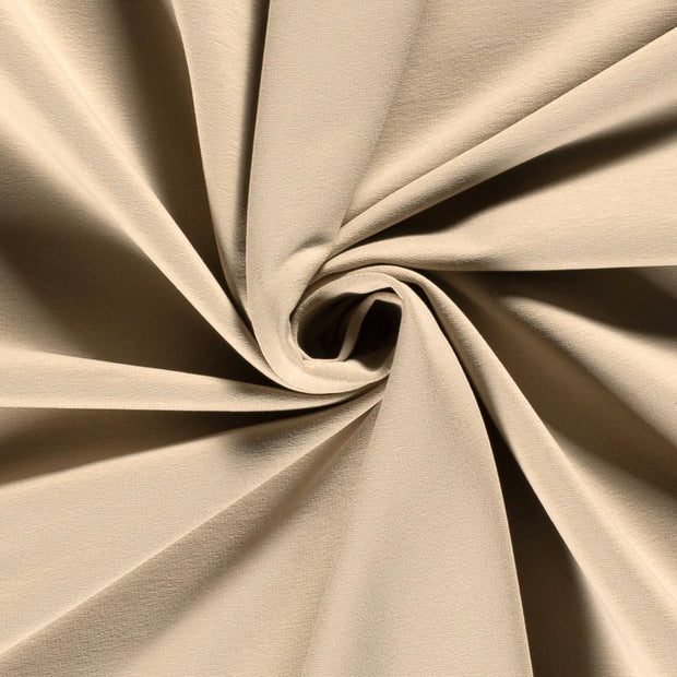 French Terry fabric Unicolour Beige