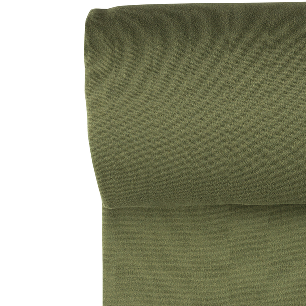 Cuff 1x1 fabric Unicolour Forest Green