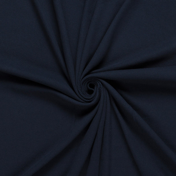 Heavy Knit tela Azul marino 