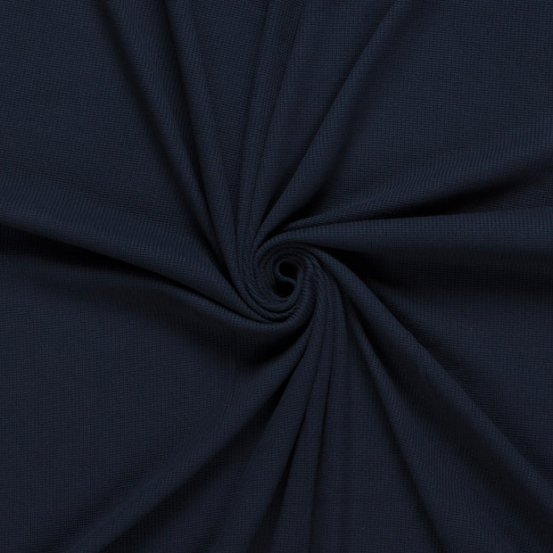 Heavy Knit fabric Navy 