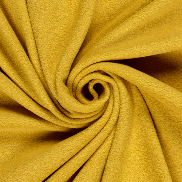 Microfleece fabric Unicolour Oker
