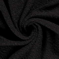 Bouclé Unicolore Noir