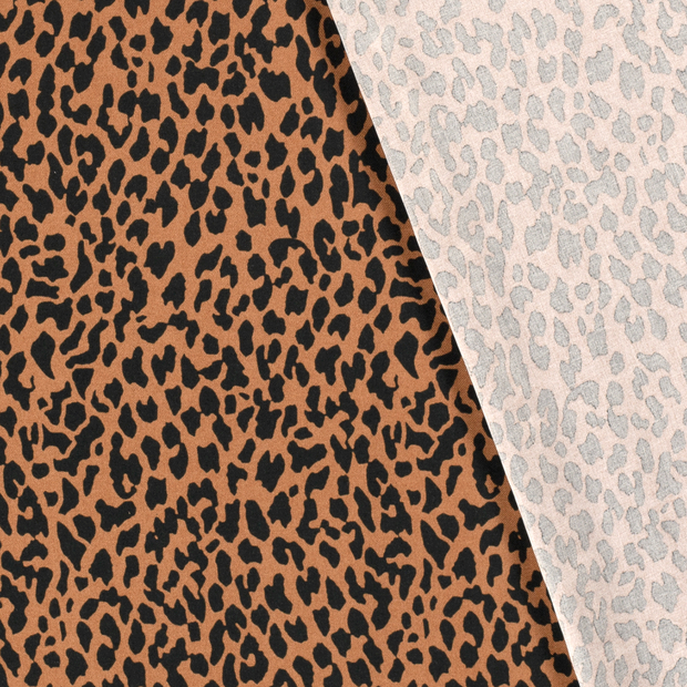 Viscose Twill fabric Panther printed 