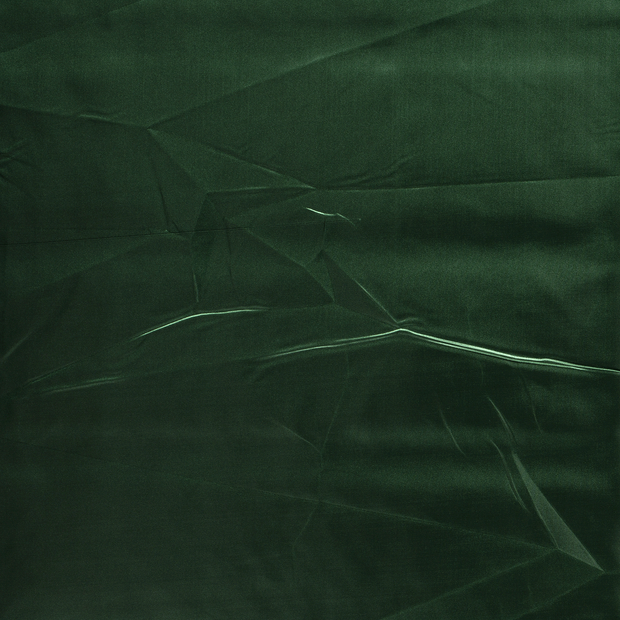 Satin fabric Dark Green shimmering 