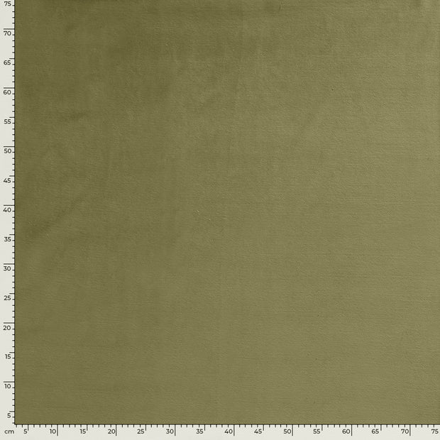 Nicky velours fabric Unicolour Dark Green