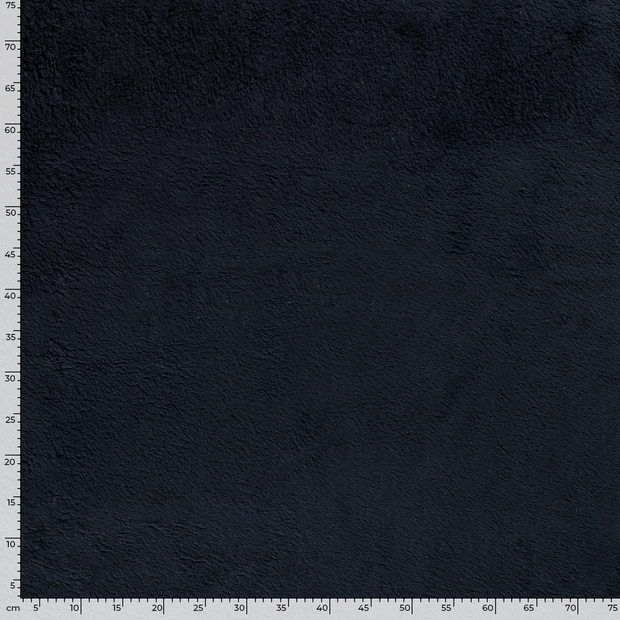 Teddy fabric Unicolour Navy