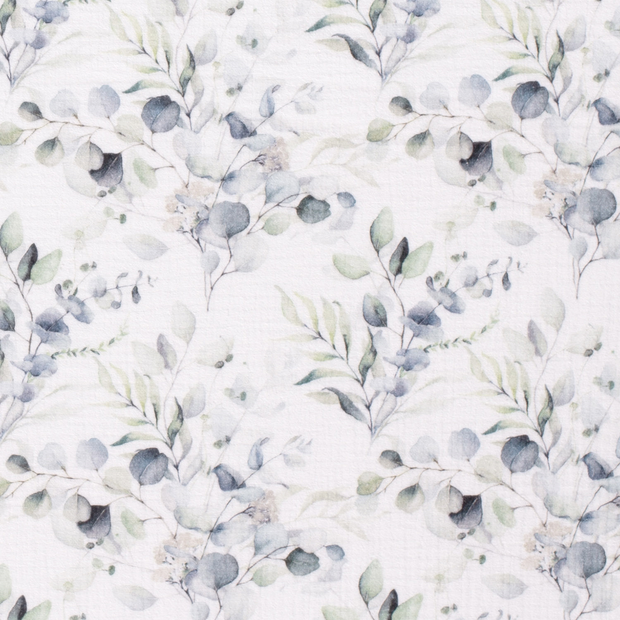 Muslin fabric Nature White