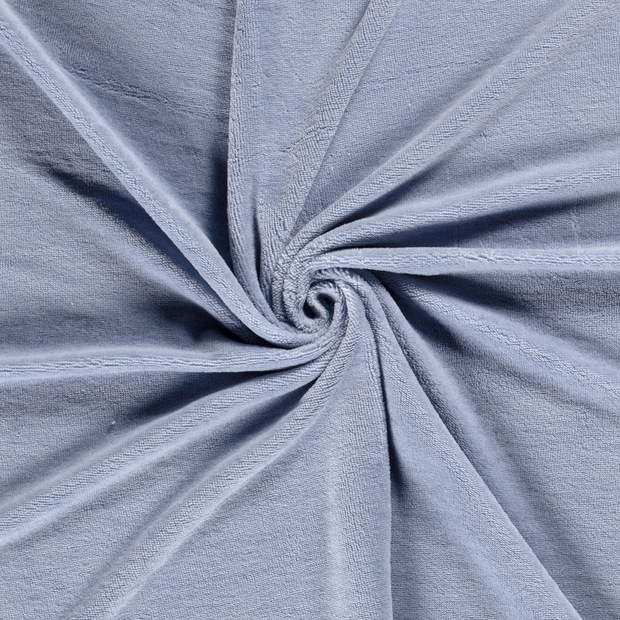Bamboo Fleece fabric Unicolour Baby Blue Wholesale fabrics Nooteboom Textiles