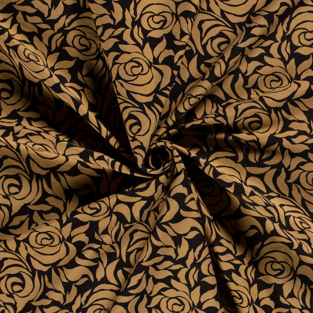 Bengaline fabric Camel printed 