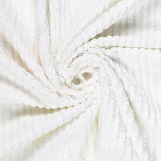 Corduroy 4.5w fabric Unicolour Off White