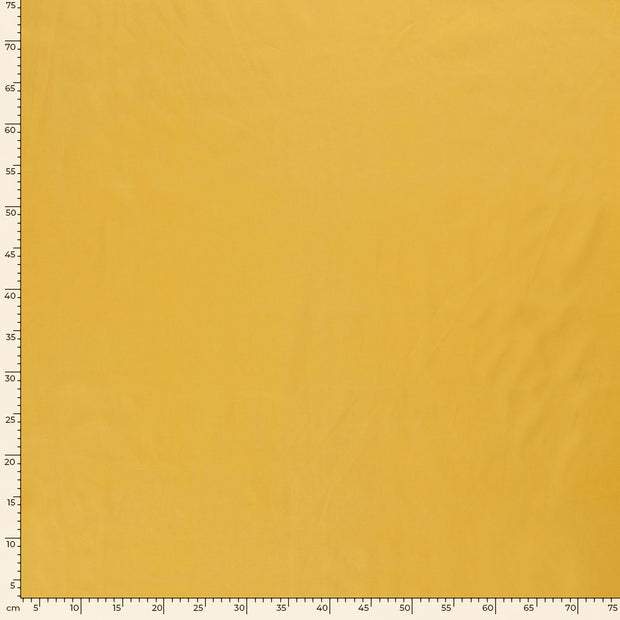 Algodón Popelina tela Unicolor Amarillo