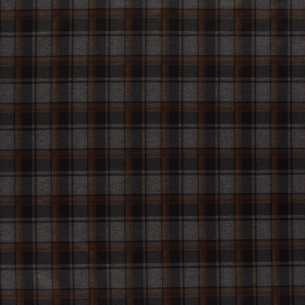 Punta di Roma fabric Taupe Grey matte 