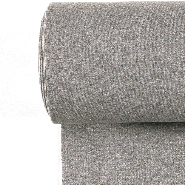 Cuff fabric Unicolour Grey