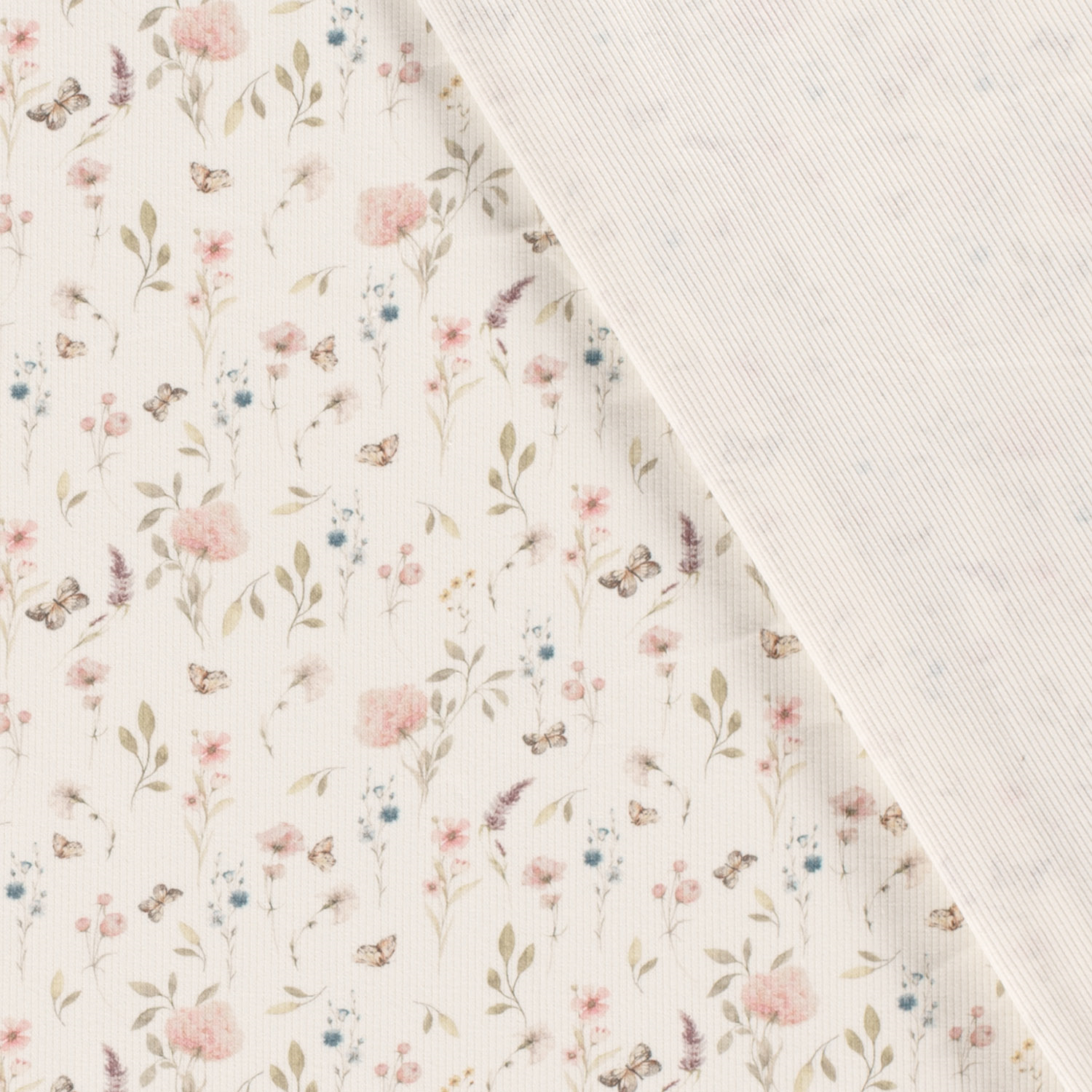 Ribbed Knit Fabric - White  Jelly Fabrics – Jelly Fabrics Ltd