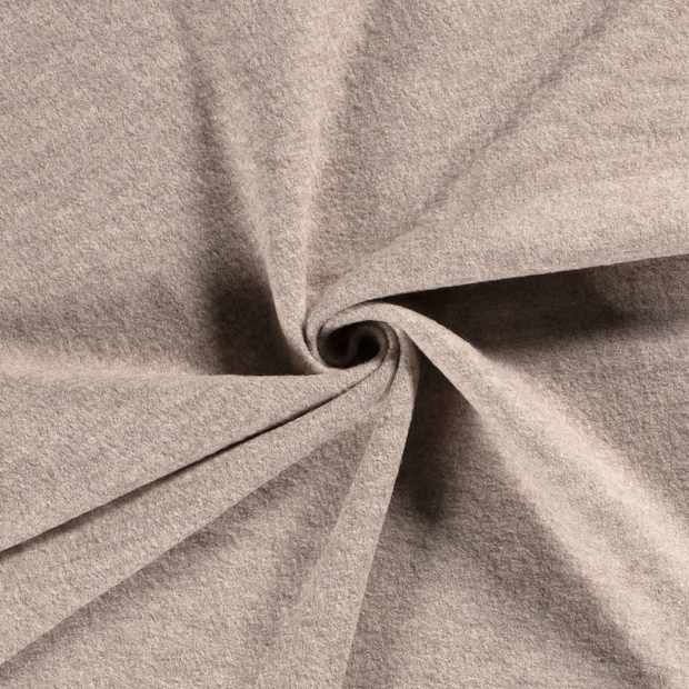 Wool Boucle fabric Beige 