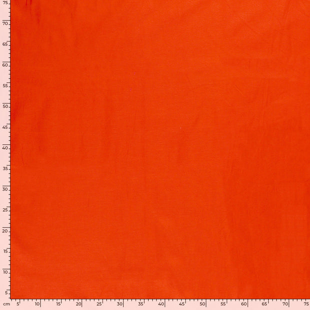 Cretonne tissu Unicolore Orange