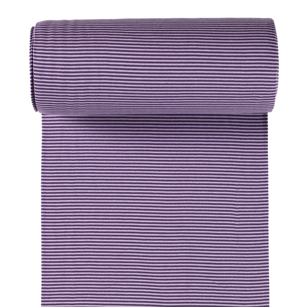 Bündchen Yarn Dyed fabrik Violett 