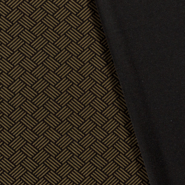 Poly Viscose Jerséis tela Abstracto descarga impresa 