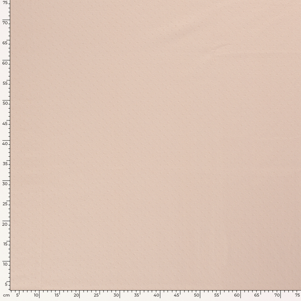Pinpoint fabric Unicolour Salmon