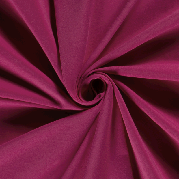 Cotton Jersey fabric Unicolour Fuchsia