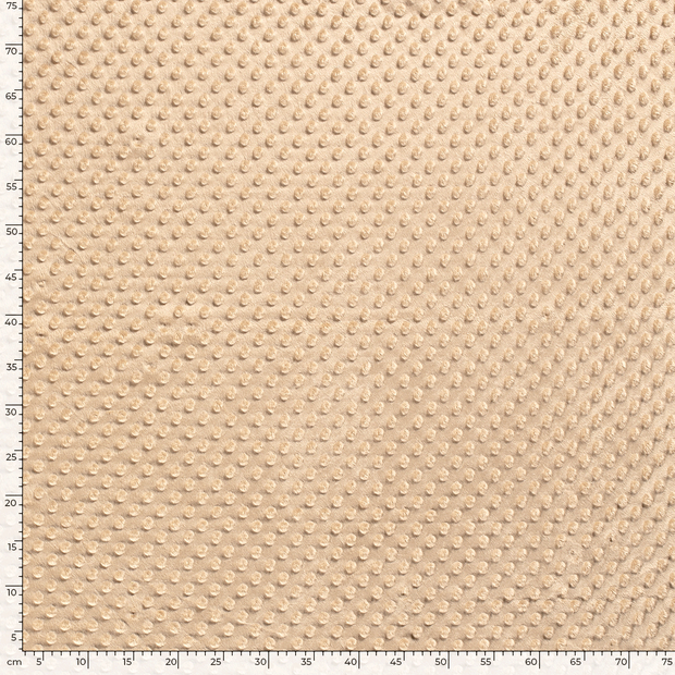 Minky fabric Unicolour Camel