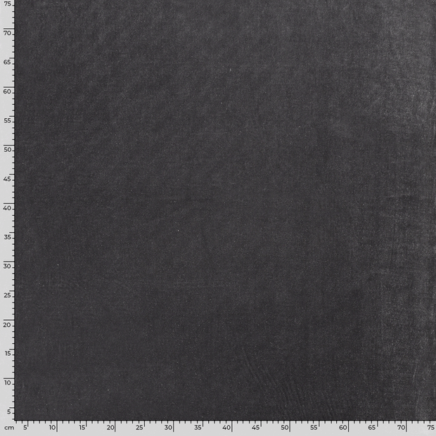 Velvet fabric Unicolour Dark Grey