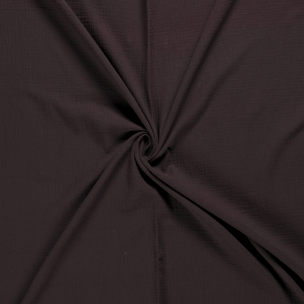 Muslin fabric Dark Brown 