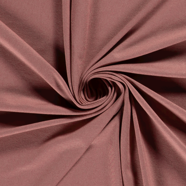 Viscose Jersey fabric Unicolour Old Pink