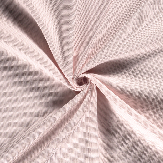 Wafel Piqué stof Licht roze 
