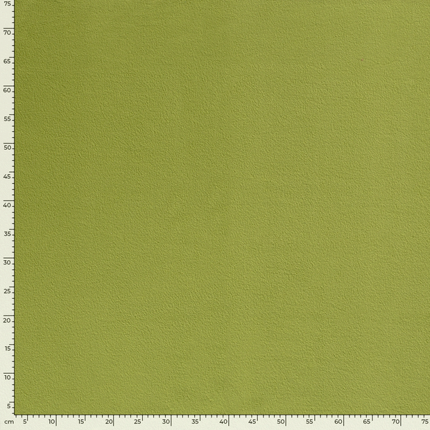 Polar Fleece tela Unicolor Verde oliva