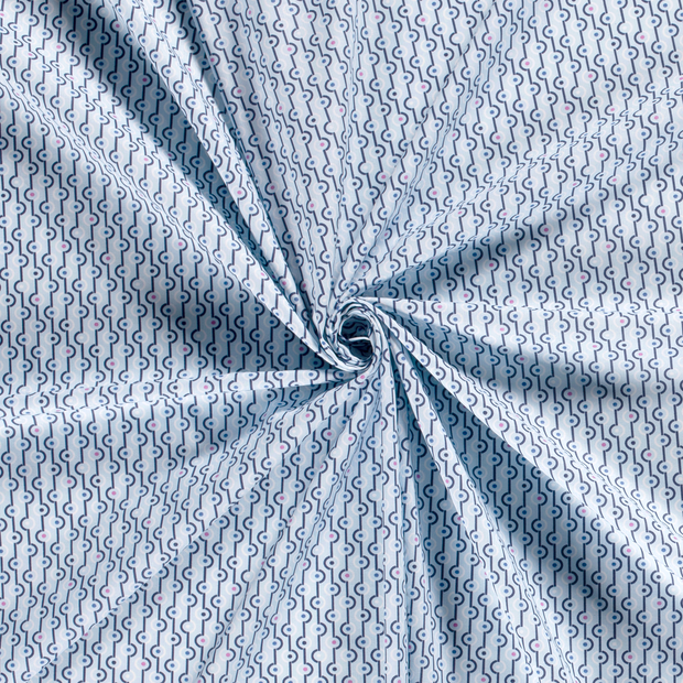 Cotton Poplin fabric printed 