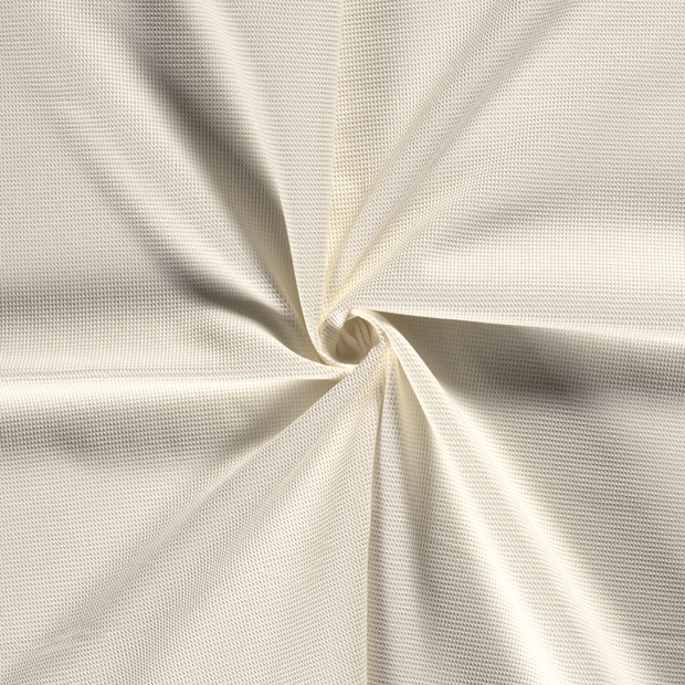 Waffle piqué fabric Off White 