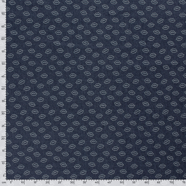 Denim fabric Faces Navy