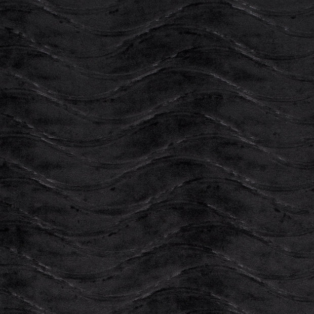 Terciopelo tela Abstracto Negro