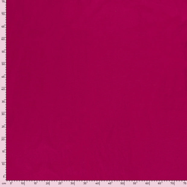 Cretonne tissu Unicolore Magenta