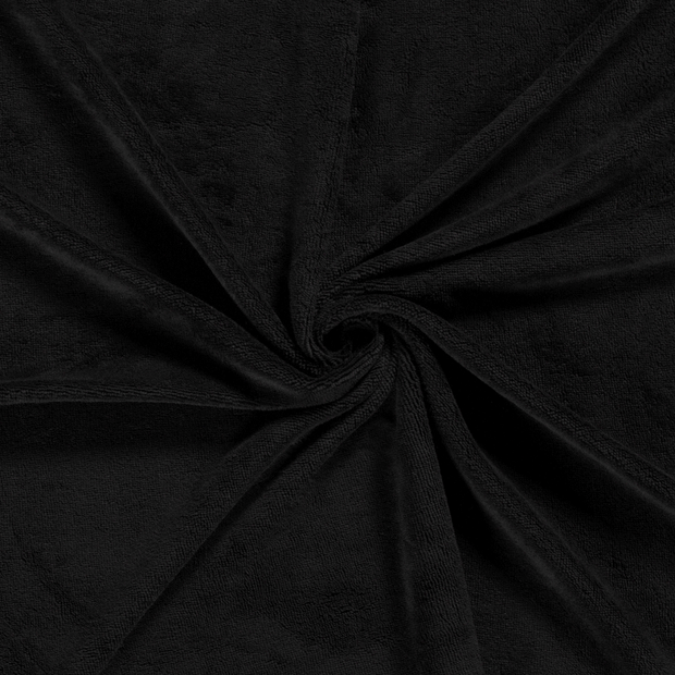 Bamboo Fleece fabric Black 