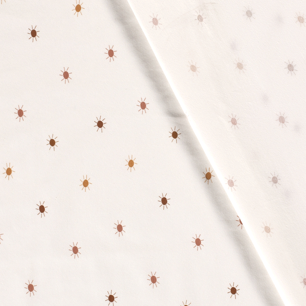 Cotton Jersey fabric Suns printed 