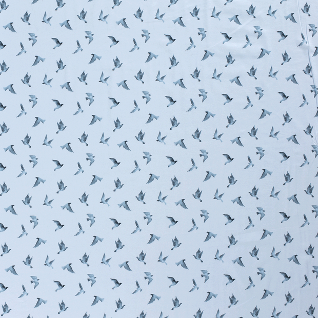 Cotton Jersey fabric Baby Blue soft 