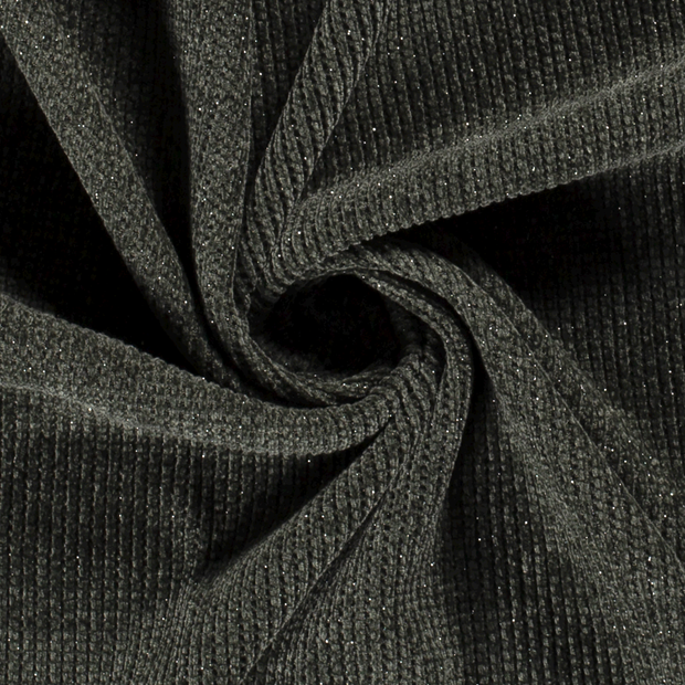 Bouclé fabric Unicolour Petrol